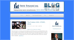 Desktop Screenshot of fryeblog.com